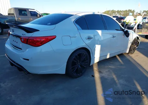 2017 Infiniti Q50 3.0T Premium z USA, uszkodzony, nr VIN JN1EV7AP0HM733927